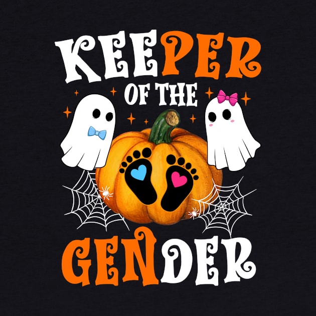 Keeper Of The Gender Reveal Baby Fall Halloween Thanksgiving by antrazdixonlda